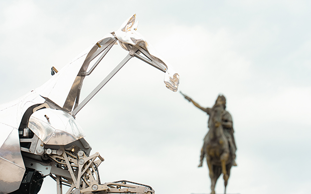 Zeus, the metal horse